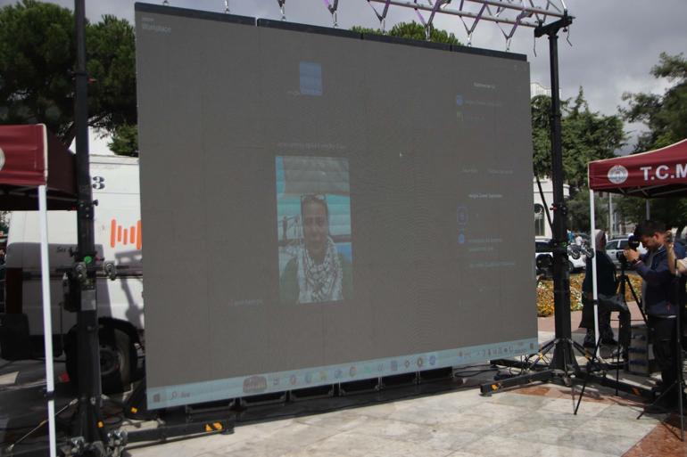 Muğlada Küresel Sumud Filosuna destek