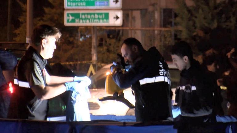 Arnavutköyde polis yelekli kişi sokakta uğradığı silahlı saldırıda öldürüldü