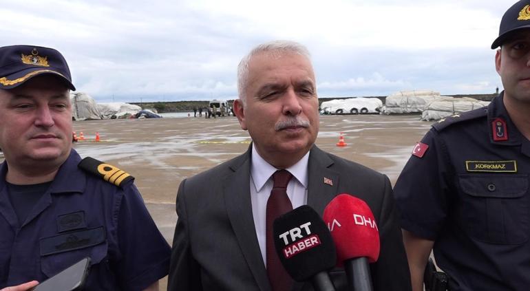 Balıkçıların bulduğu insansız deniz aracı imha edildi