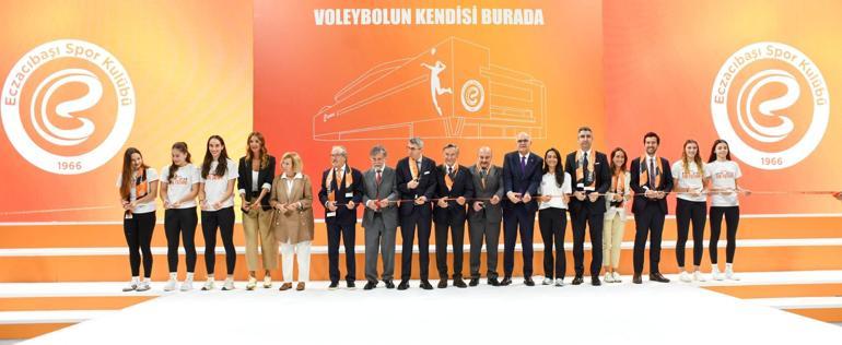 Eczacıbaşı Spor Kulübü yeni salonunu törenle açtı