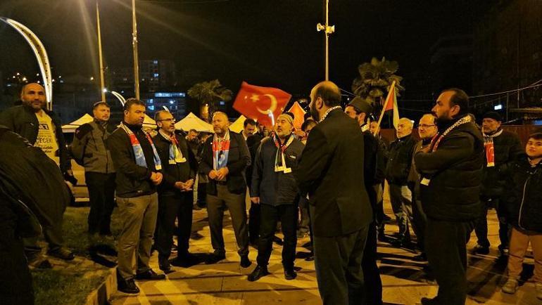 Zonguldak’ta İsrail protestosu