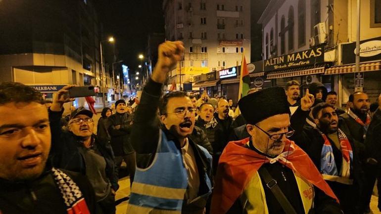 Zonguldak’ta İsrail protestosu