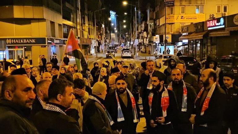 Zonguldak’ta İsrail protestosu