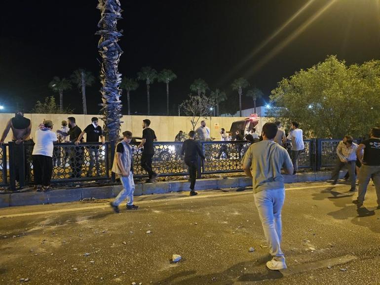 Adana’da İsrail protestosu; ABD Konsolosluğuna taşla saldırdılar