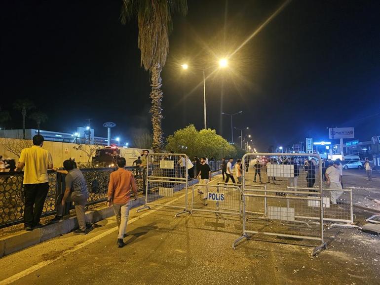 Adana’da İsrail protestosu; ABD Konsolosluğuna taşla saldırdılar