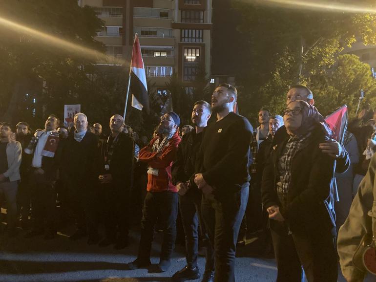 ABD Büyükelçiliği önünde Sumud Filosu eylemi