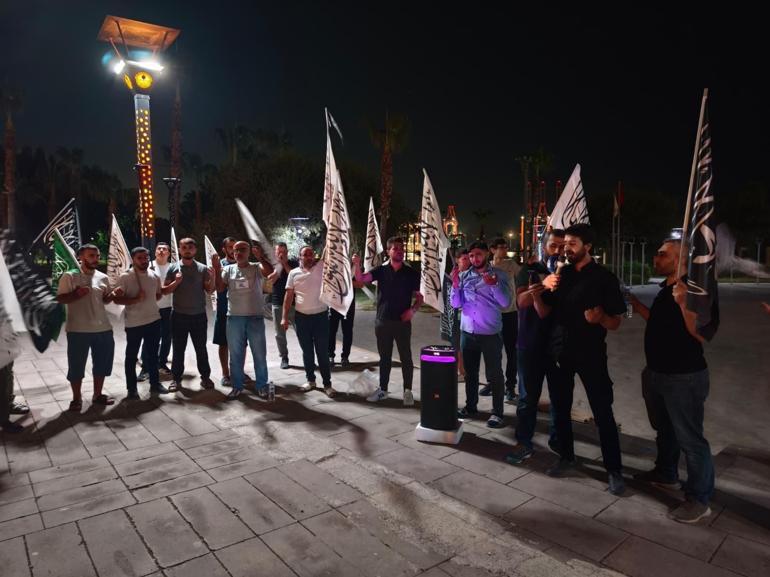 Mersin’de İsrail protestosu