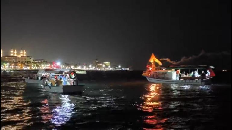 Mersin’de İsrail protestosu