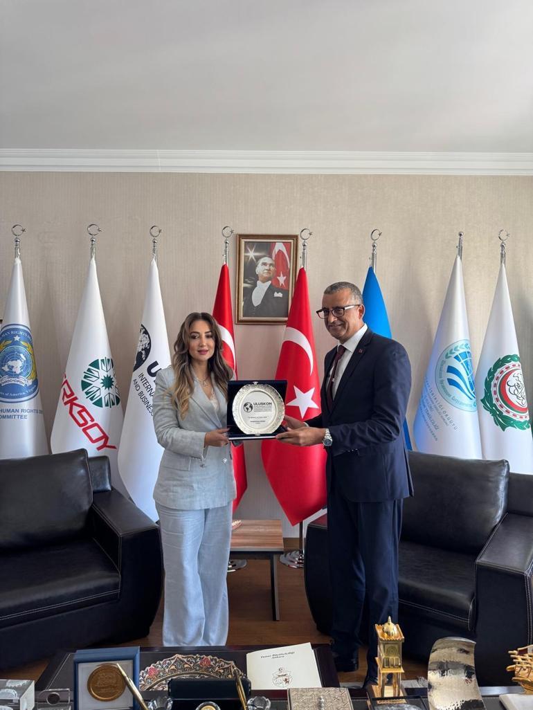 Tunus Büyükelçisinden ULUSKON Başkanı Atasoy’a ziyaret