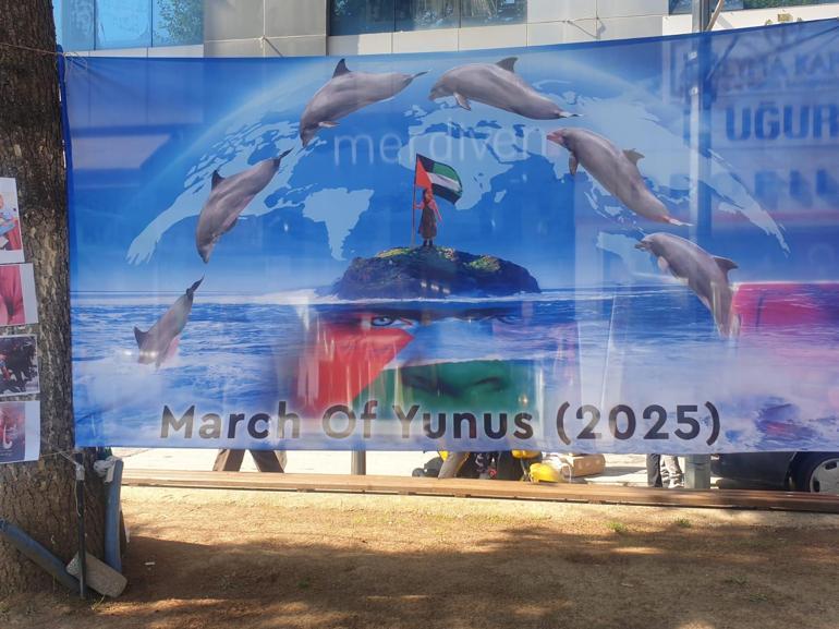 Gazzeye destek için İstanbul’dan Kudüs’e başlattığı yürüyüşte Düzceye ulaştı