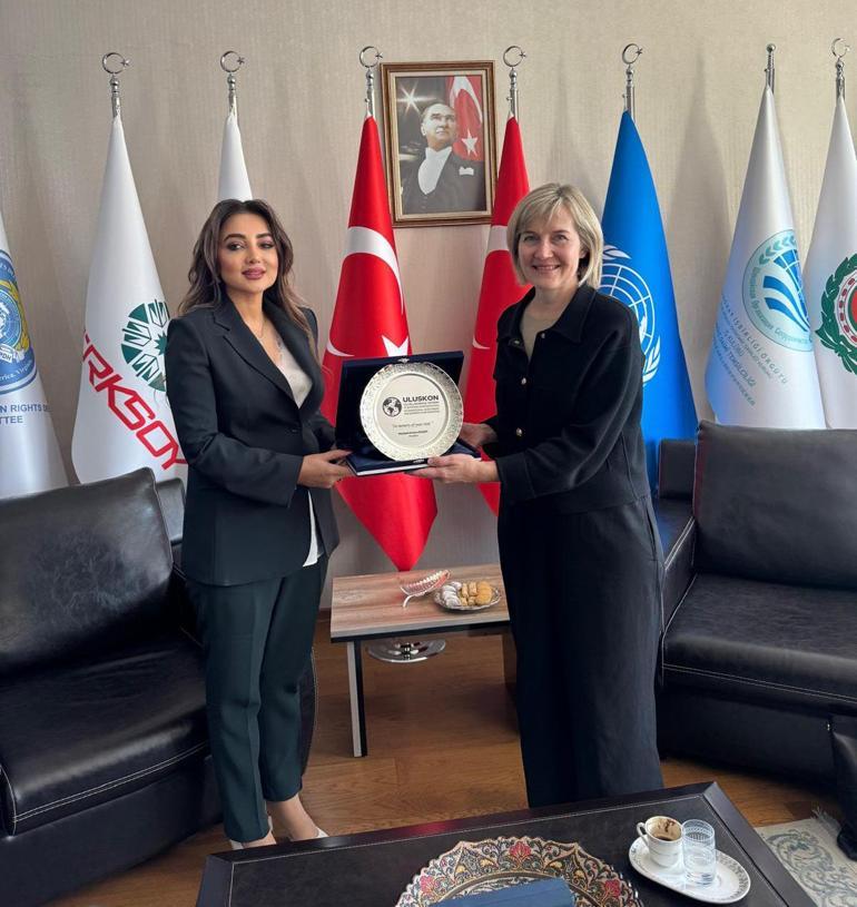 Estonya Büyükelçiliği, ULUSKON Başkanı Atasoy’u ziyaret etti