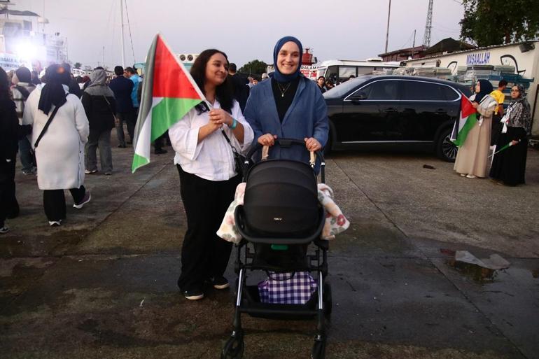 Doğu Karadeniz’de Sumud filosuna destek