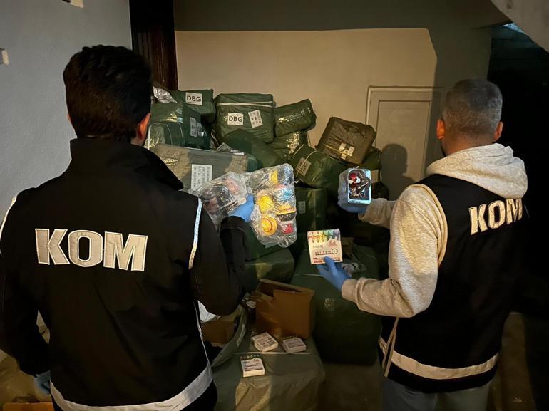 Ağrıda 40 milyon lira değerinde gümrük kaçağı oyuncak ve kalem ele geçirildi