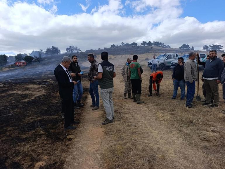 Konyada orman yangını kontrol altında