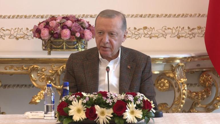 Cumhurbaşkanı Erdoğan, şampiyon güreşçileri kabul etti