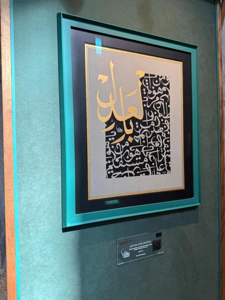 Âdil-i Mutlak Hat Eserleri Sergisi Malatya’da sanatseverlerle buluştu