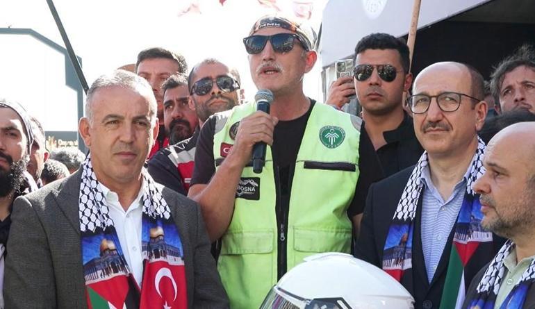 Ümraniye’de ‘Gazze İçin Farkındalık Sürüşü’ gerçekleştirildi