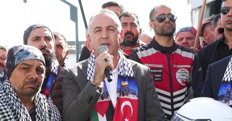 Ümraniye’de ‘Gazze İçin Farkındalık Sürüşü’ gerçekleştirildi