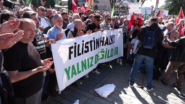 Türkiye Gazze için tek yürek