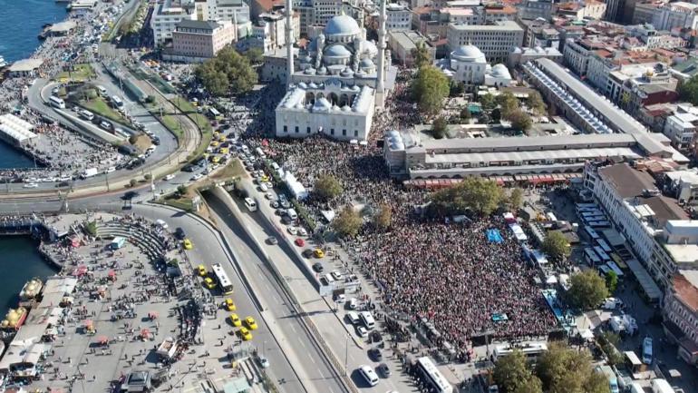 Türkiye Gazze için tek yürek