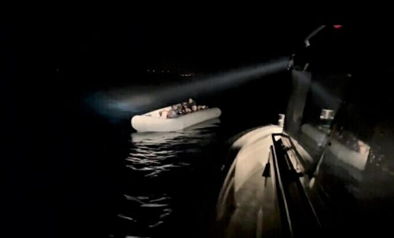 Bodrumda 21 kaçak göçmen kurtarıldı, 33 kaçak göçmen yakalandı