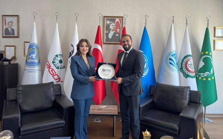 Guatemala Büyükelçisi Recinos, ULUSKON Başkanı Atasoy’u ziyaret etti