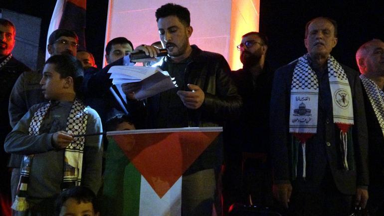 Vanda, Gazzeye destek yürüyüşü