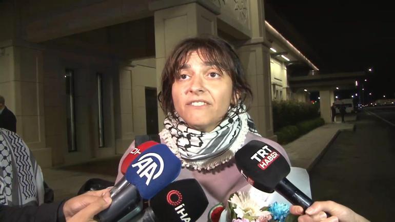 Küresel Sumud Filosu teknelerinde alıkonulan 20 kişi İstanbul’a geldi