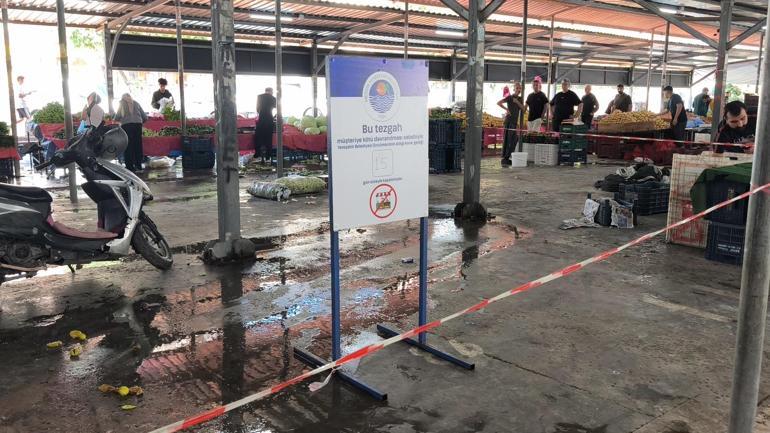 Müşteriye kötü muamelede bulunan pazarcıya tezgah kapatma cezası