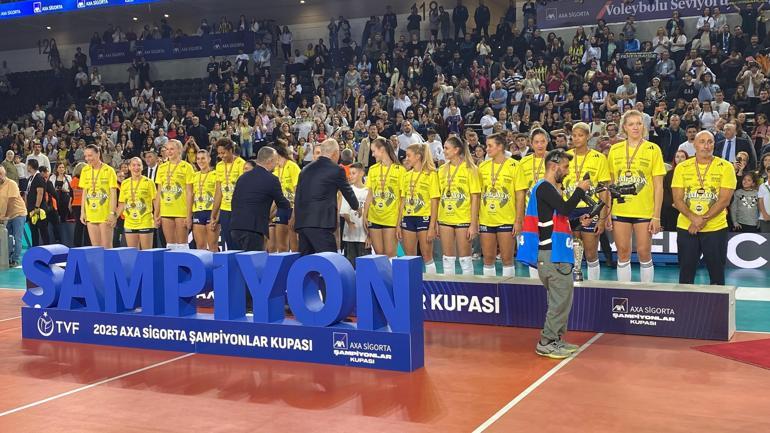 Şampiyonlar Kupası’nda zafer 6’ncı kez Fenerbahçe Medicana’nın