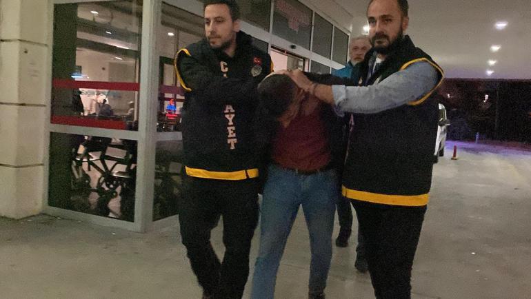 Eski eşi ile yanındaki kişiyi bıçakla yaralayan şüpheli yakalandı