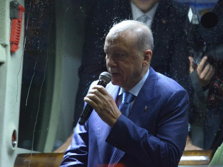 Cumhurbaşkanı Erdoğan, memleketi Rize’de