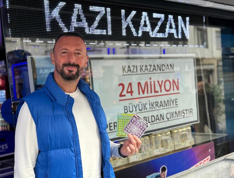 Orduda 300 liraya oynadığı ‘Ödül Yağmuru’ Kazı Kazan oyunundan 24 milyon TL kazandı