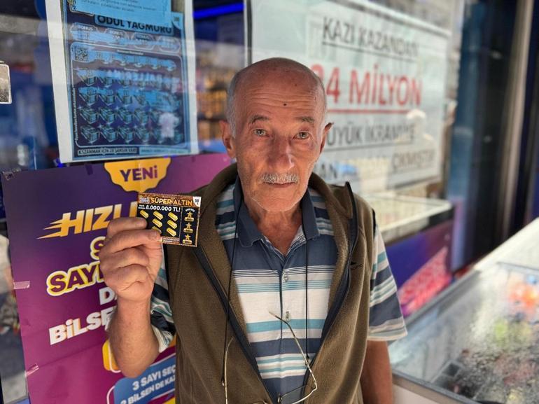 Orduda 300 liraya oynadığı ‘Ödül Yağmuru’ Kazı Kazan oyunundan 24 milyon TL kazandı