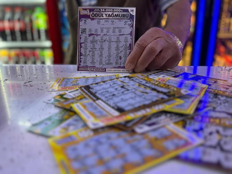 Orduda 300 liraya oynadığı ‘Ödül Yağmuru’ Kazı Kazan oyunundan 24 milyon TL kazandı