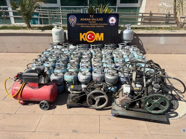 Adanada 2 ton kaçak tütün ele geçirildi; 20 gözaltı