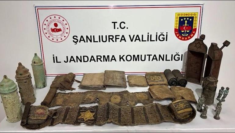 Şanlıurfada tarihi eser operasyonu: 2 gözaltı