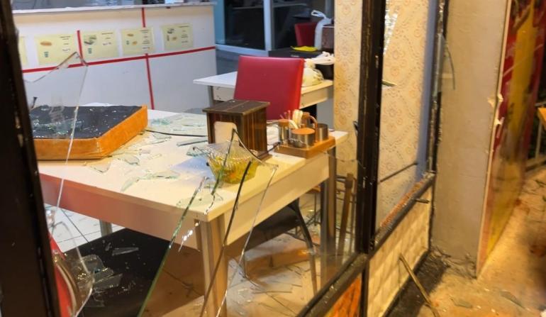 Bolu’da dönerciye sopalı ve yumruklu saldırı kamerada: 1 yaralı