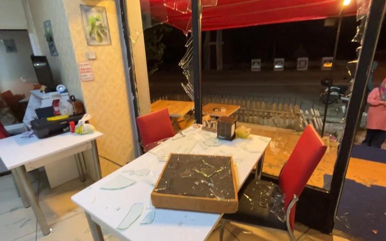 Bolu’da dönerciye sopalı ve yumruklu saldırı kamerada: 1 yaralı