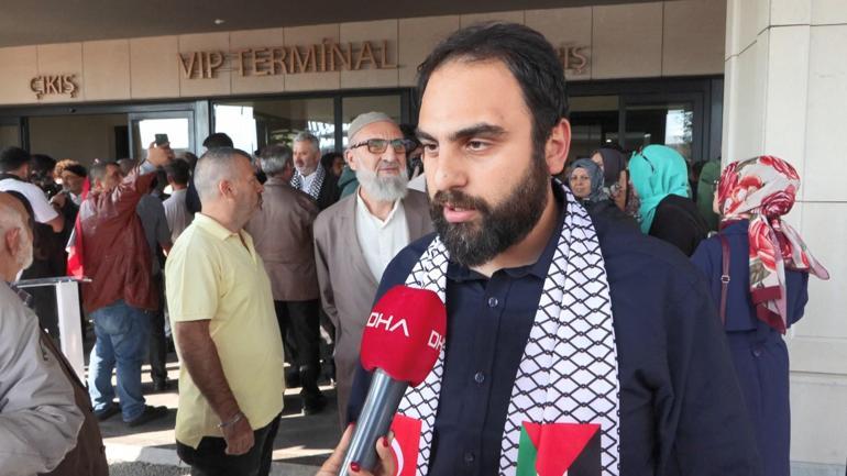 Özgürlük Filosunun 18i Türk 94 aktivisti THY uçağıyla İstanbula geldi