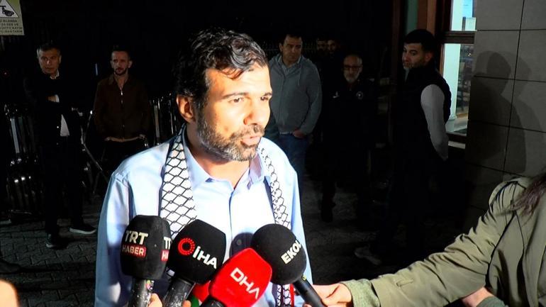 Özgürlük Filosunun 18i Türk 94 aktivisti THY uçağıyla İstanbula geldi