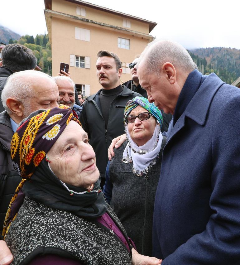 Cumhurbaşkanı Erdoğandan Ayder Yaylasına ziyaret