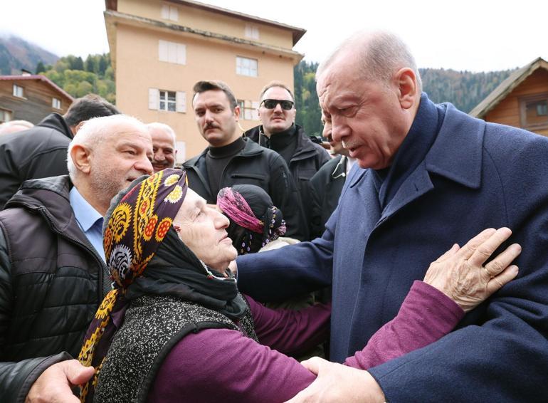 Cumhurbaşkanı Erdoğandan Ayder Yaylasına ziyaret