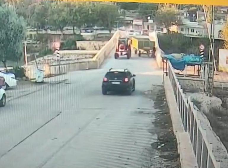 Traktörden ayrılan römorkun çarptığı yaya öldü