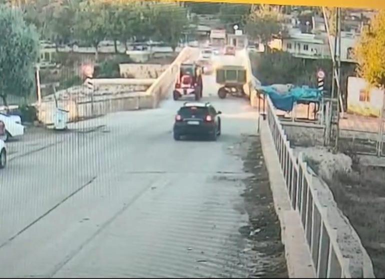 Traktörden ayrılan römorkun çarptığı yaya öldü