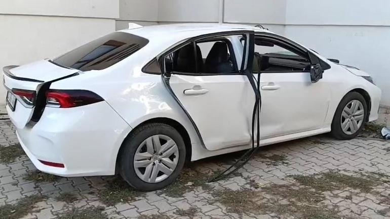 Elazığda park halindeki araçta patlama; 1 çocuk yaralı