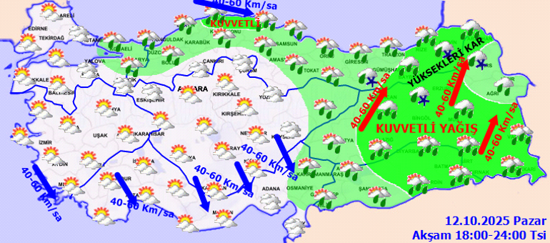 Meteorolojiden 7 il için kuvvetli yağış uyarısı