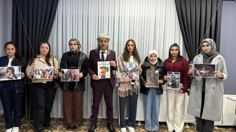 Öğrencilerden Dünya Kız Çocukları Gününde Gazze mesajı