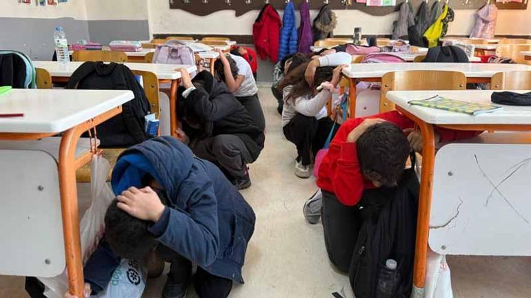 MEBden afetlere karşı okullarda eş zamanlı tatbikat