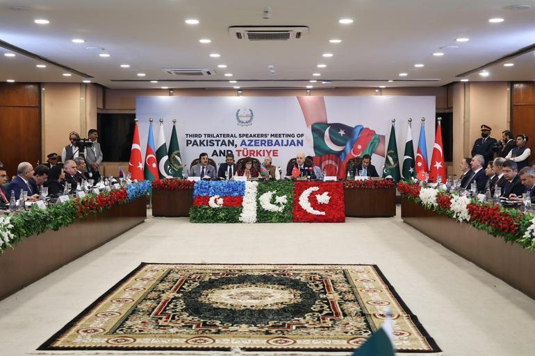 TBMM Başkanı Kurtulmuş, ‘Azerbaycan, Pakistan ve Türkiye Üçlü Parlamento Başkanları Toplantısı’ açılışında konuştu